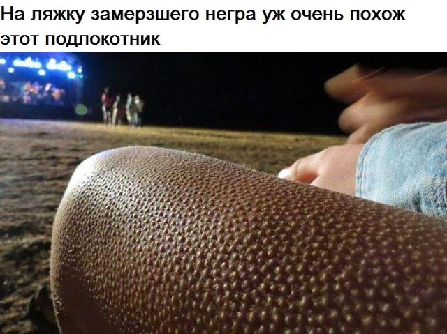 На ПЯЖКу замерзшего негра УЖ очень ПОХОЖ ЭТОТ ПОДЛОКОТНИК