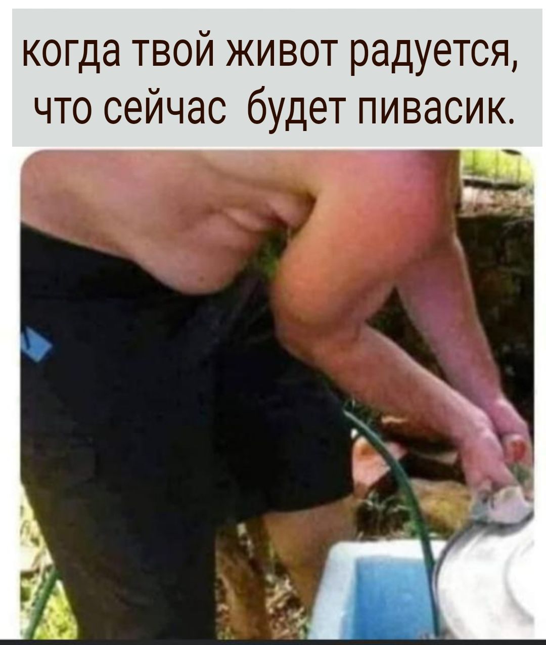 когда твой живот радуется что сейчас будет пивасик