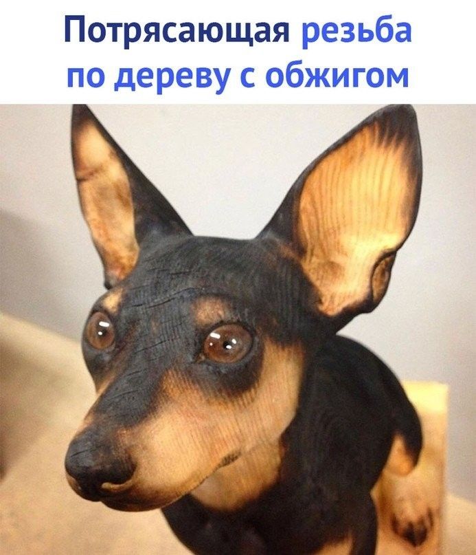 Потрясающая резьба по дереву с обжигом