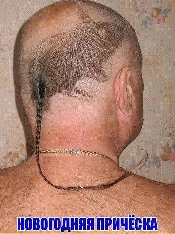 новогодняя причёски