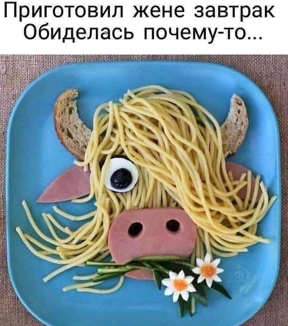 Приготовил жене завтрак обиделась почемуто