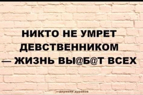НИКТО НЕ УМРЕТ дЕВСТВЕННИКОМ _ ЖИЗНЬ ВЫ_БТ ВСЕХ