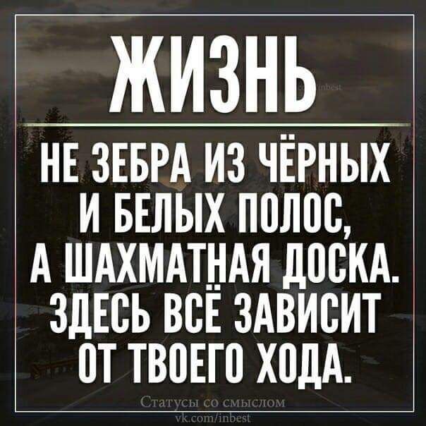 ЖИЗНЬ НЕ ЗЕБРА ИЗ ЧЕРНЫХ И БЕЛЫХ ППЛПС А ШАХМАТНАЯ ЦПСКА ЗДЕСЬ ВСЕ ЗАВИСИТ ПТ ТВПЕГП ХПДА