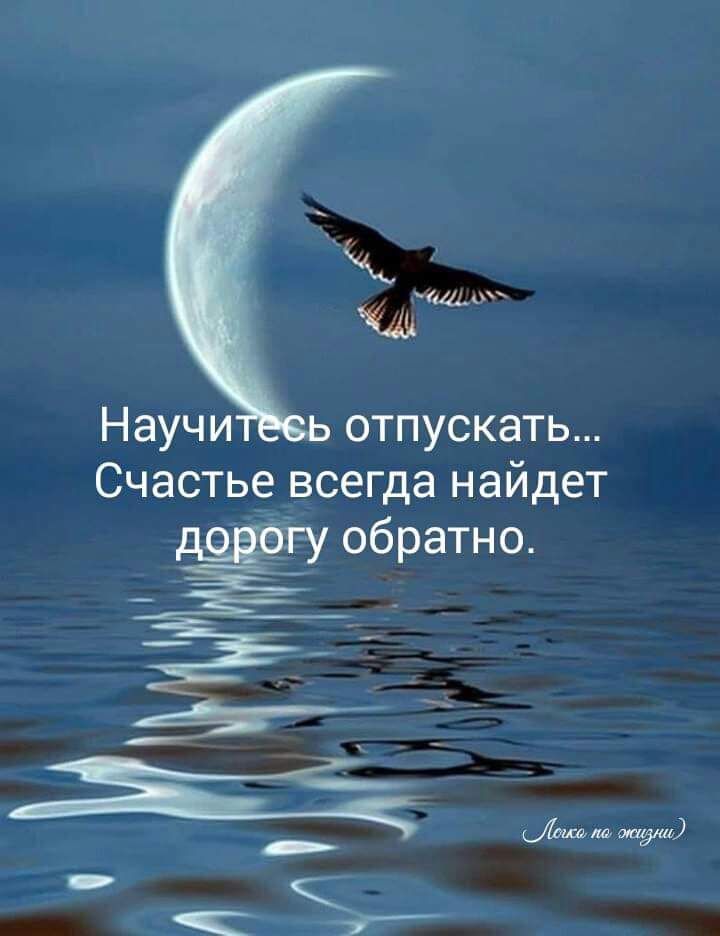 Научи отпускать Счастье всегда найдет дашзту обратно фкщщ