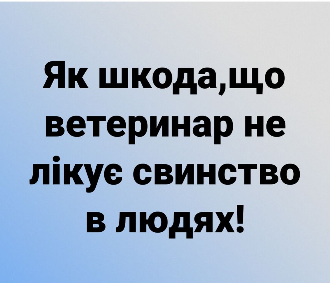 Як шкодащо ветеринар не лікуе свинство в людях