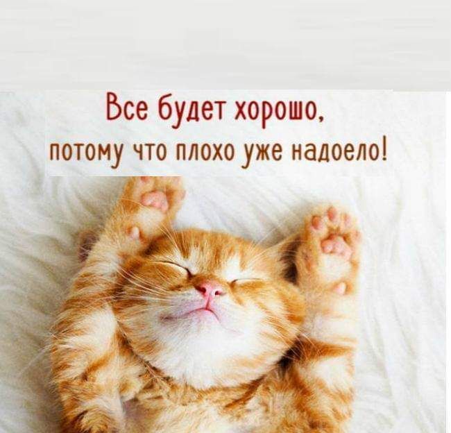 Все будет хорошо ОТОМУ ЧТО ПЛОХО уже НддОЭЮ і 7 _д