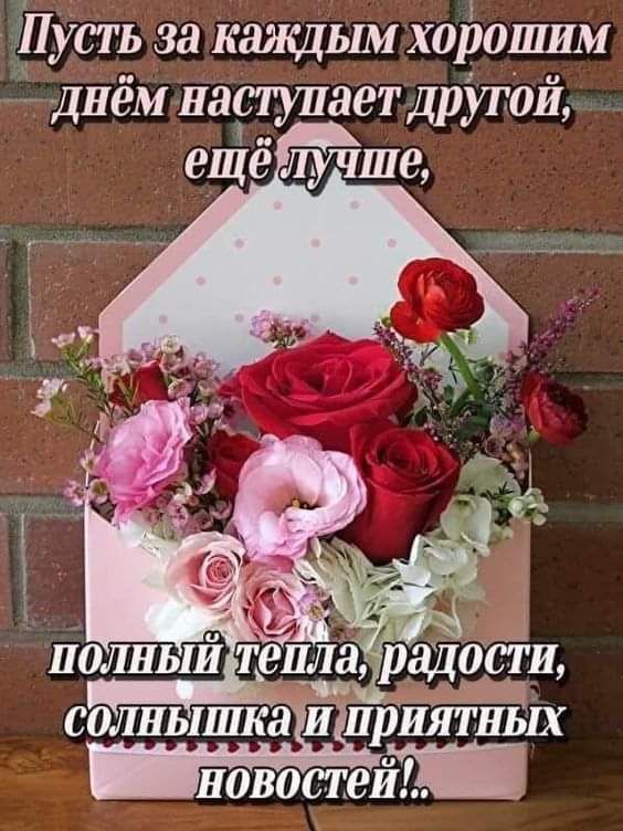Пусть за кащдьш хоіюшим днём нашнает Другой