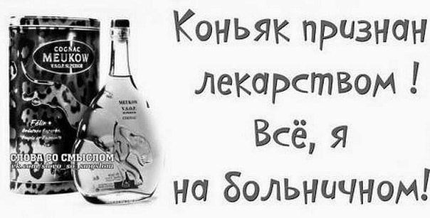 Коньяк признан лекарством Всё Я