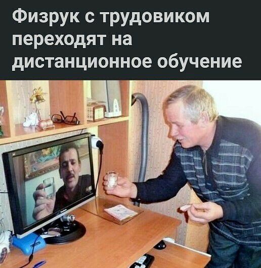 Физрук с трудовиком переходят на дистанционное обучение
