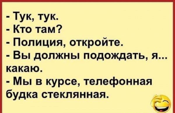 Тук тук Кто там Полиция откройте Вы должны подождать я какаю Мы в курсе телефонная будка стеклянная