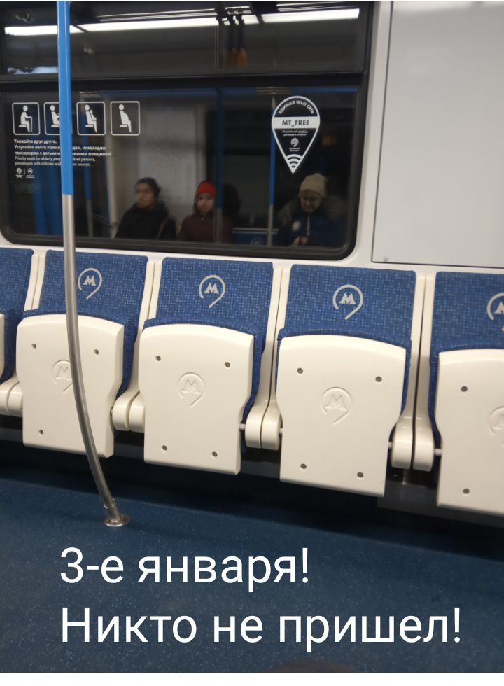 3 е января Никто не пришел