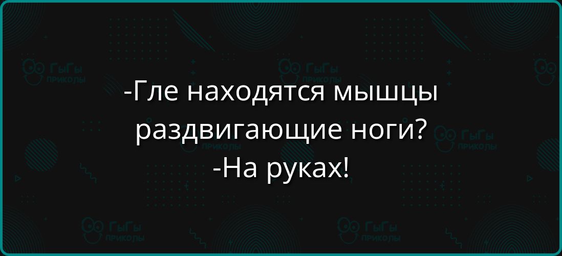 Гле находятся мышцы раздвигающие ноги На руках