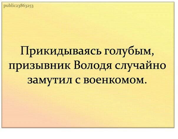 Прикидываясь голубым призывник Володя случайно ЗЗМУТИЛ С военкомом