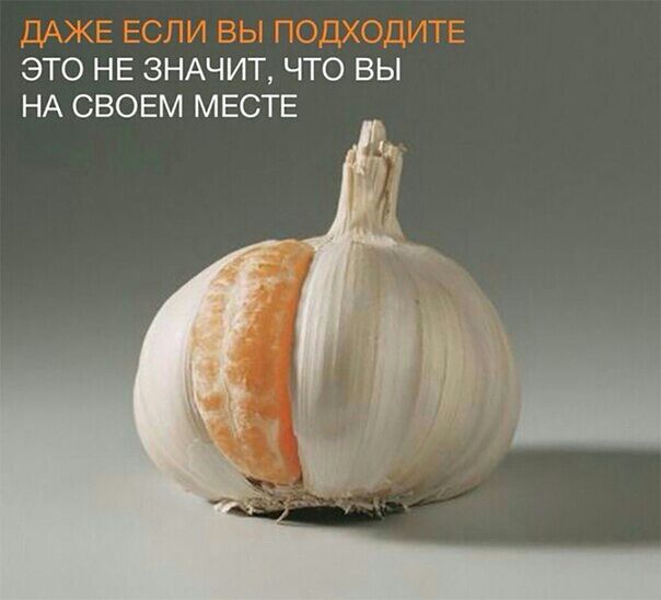 это НЕ ЗНАЧИТ что Вы НА СВОЕМ МЕСТЕ