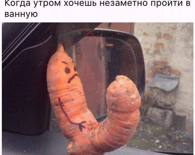 огда утром хочешь незаметно проити в ванную