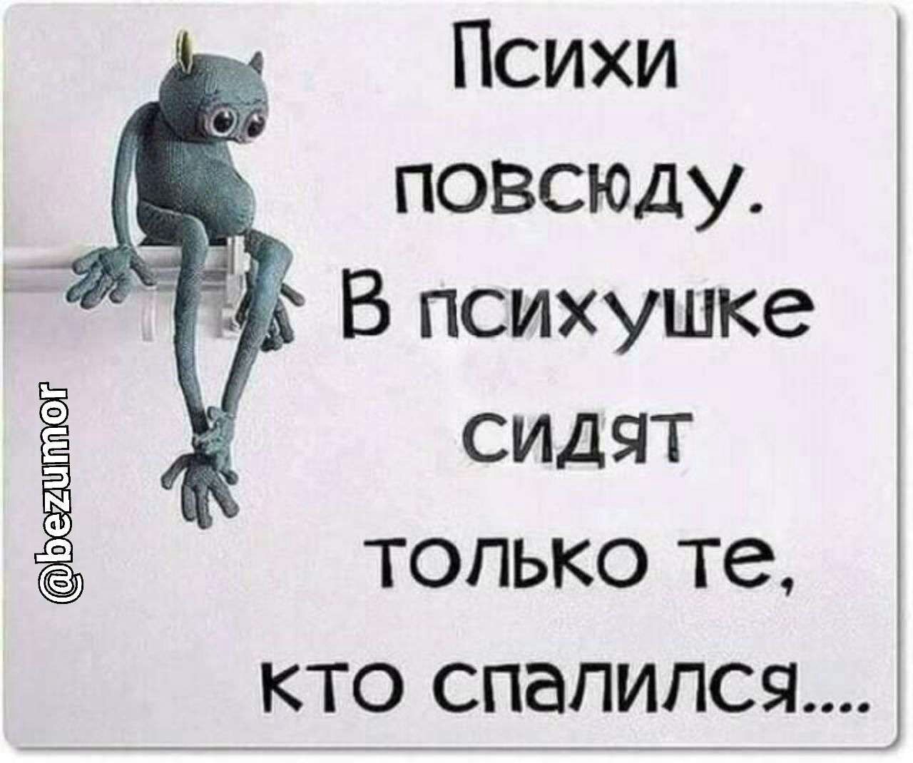 Психи повсюду В психушке сидят только те кто спалился