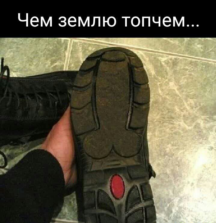 Чем землю топчем