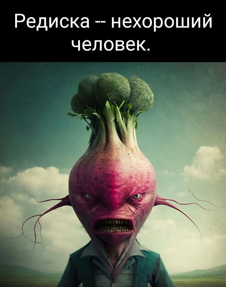 Редиска нехороший человек