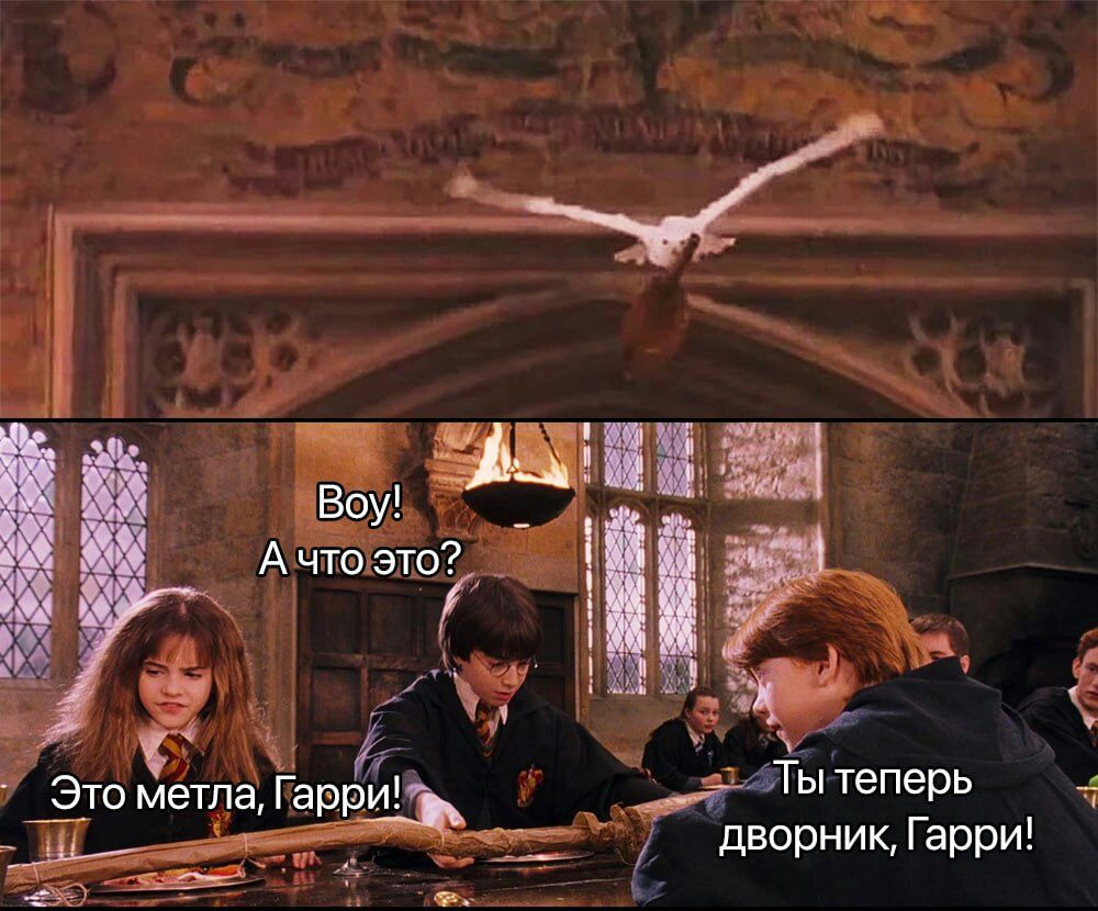 язТы теперь дворник Гарри