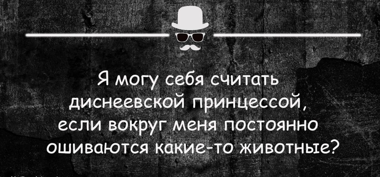 _ Я могу себя считать диснеевской принцессой если вокруг меня постоянно ошиваются кдкиегто животные