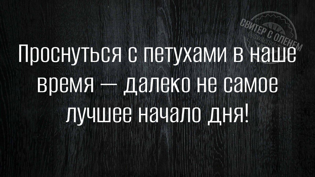 Проснуться с петухами в наше время далеко не самое лучшее начало дня