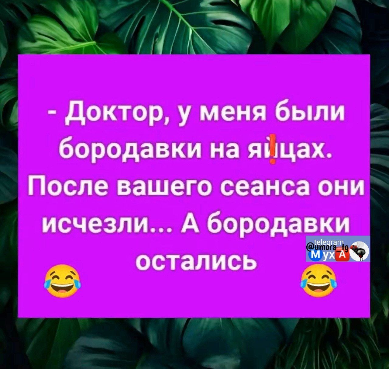 У 0 оьь Доктор у меня были бородавки на яйцах После вашего сеанса они исчезли А бородавки Цън остались