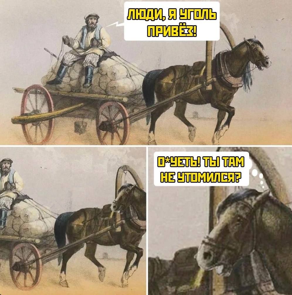 Люди, я уголь привез! О*едь! Ты там не утопился?