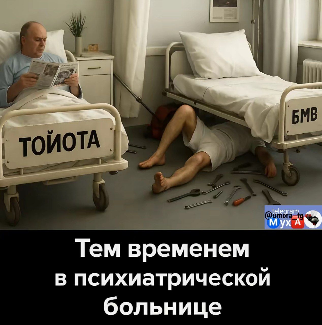 Тем временем в психиатрической больнице