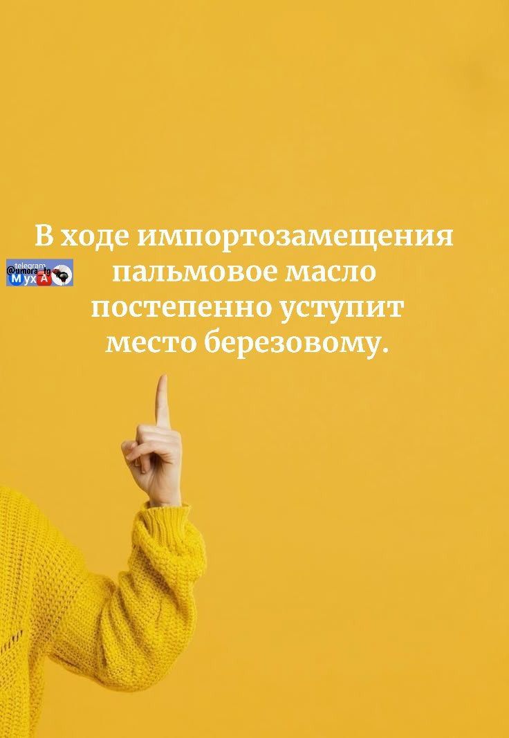 В ходе импортозамещения пальмовое масло постепенно уступит место березовому.
