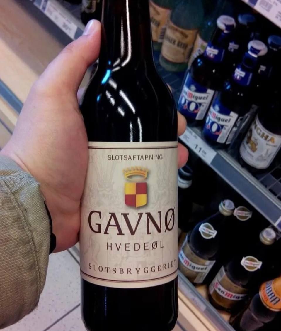 GAVNØ HVEDEØL SLOTSBRYGGERIET