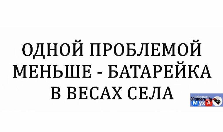 одной проблемой меньше - батарейка в весах села