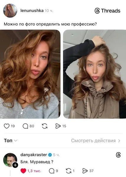 Можно по фото определить мою профессию? Бля. Муравьед ?