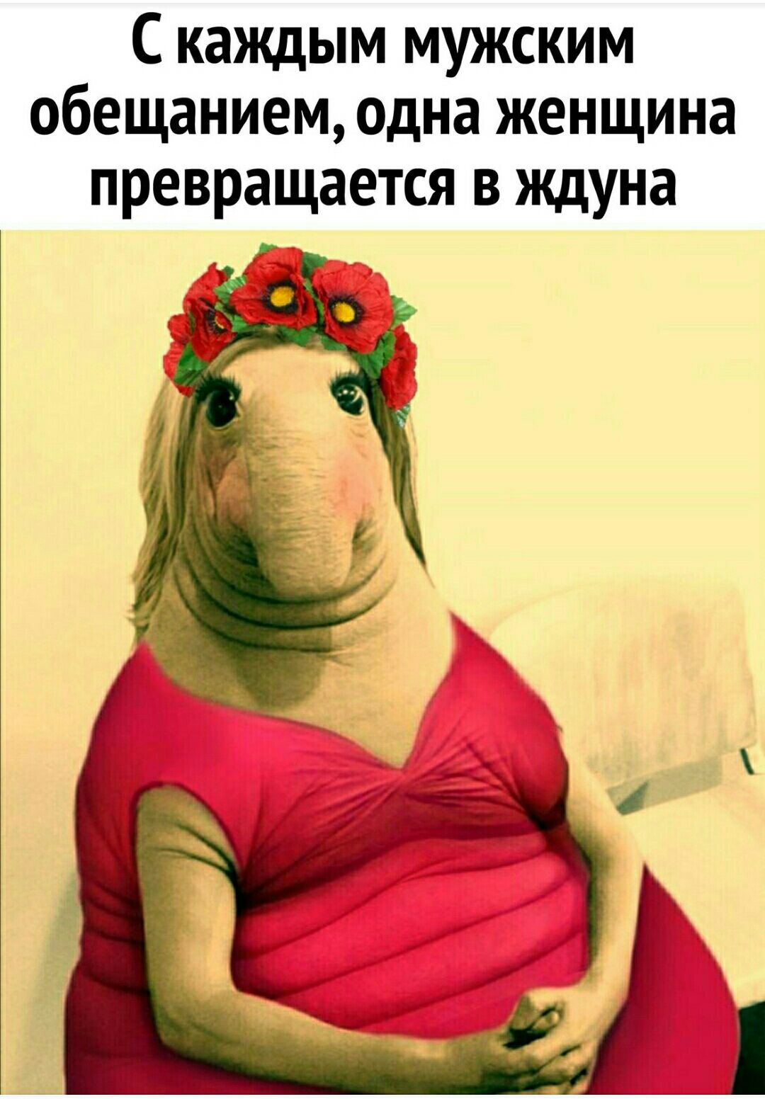 С каждым мужским обещанием одна женщина превращается в ждуна