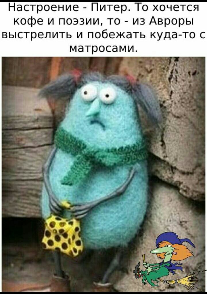 Настроение Питер То хочется кофе и поэзии то из Авроры выстрелить и побежать куда то с матросами