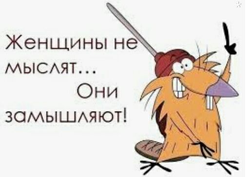 Женщины не мыеят Они замышАяют