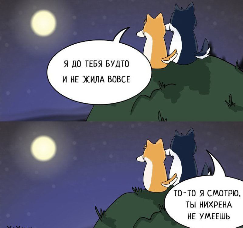 Я до ТЕБЯ БУДТО И НЕ ХИЛА ВОВСЕ ТОТО Я СМОТРЮ ТЫ НИХРЕНА НЕ УМЕЕШЬ
