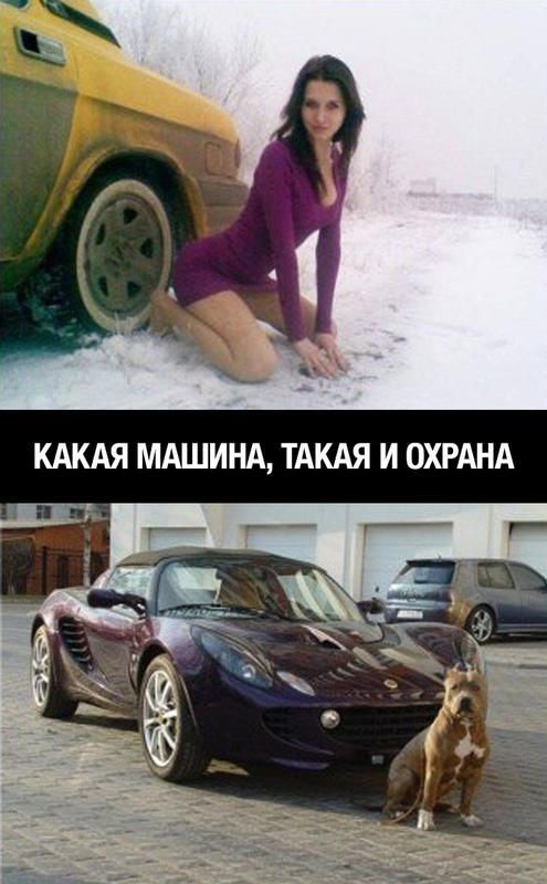 КАКАЯ МАШИНА ТАКАЯ И ОХРАНА