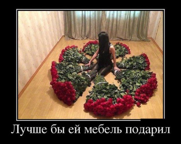 Лучше бы ей мебель подарил
