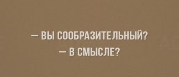 ВЫ ВППБРАЗИТЕЛЬНЫЙ В СМЫСЛЕ
