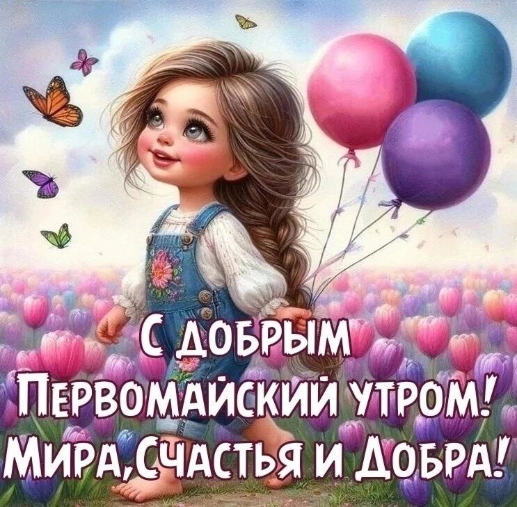 С ДОБРЫМ ПЕРВОМАЙСКИЙ УТРОМ! Мира, Счастья и Добра!