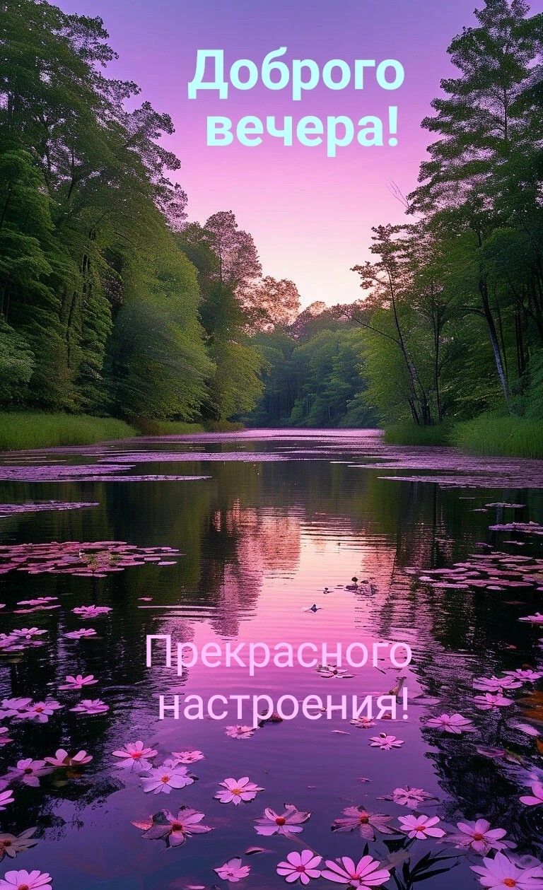 Доброего вечера! Прекрасного настроения!