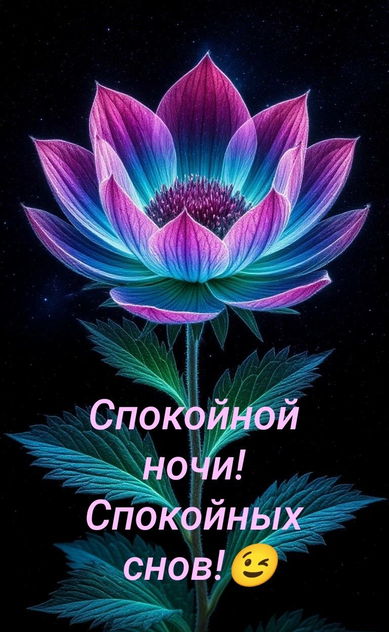 Спокойной ночи! Спокойных снов! 😉