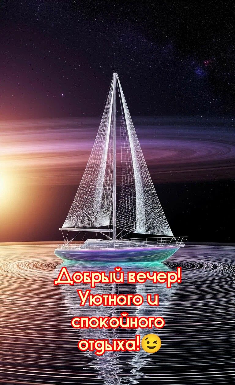 Добрый вечер! Уютного и спокойного отдыха!😉