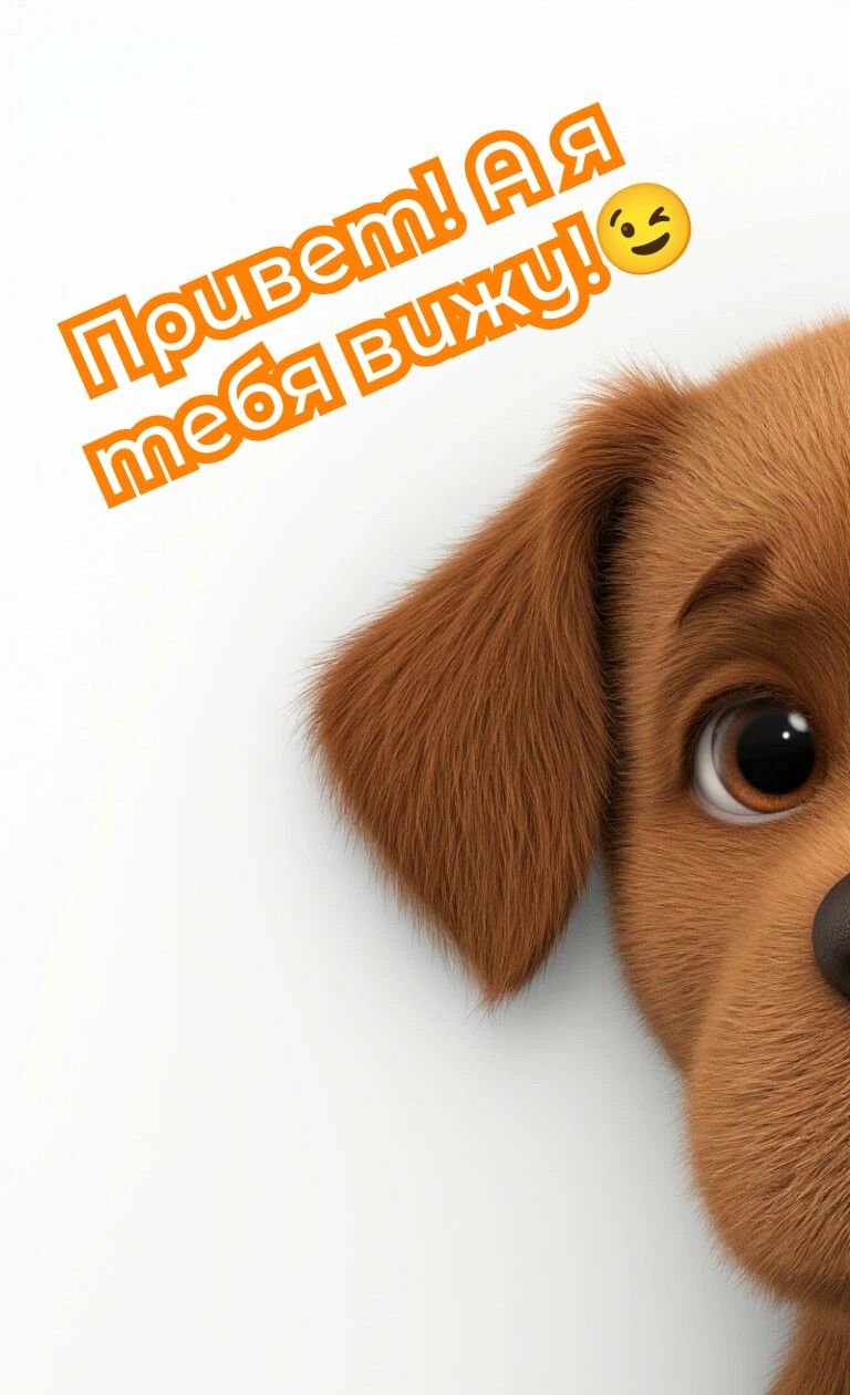 Привет! А я тебя вижу!😉