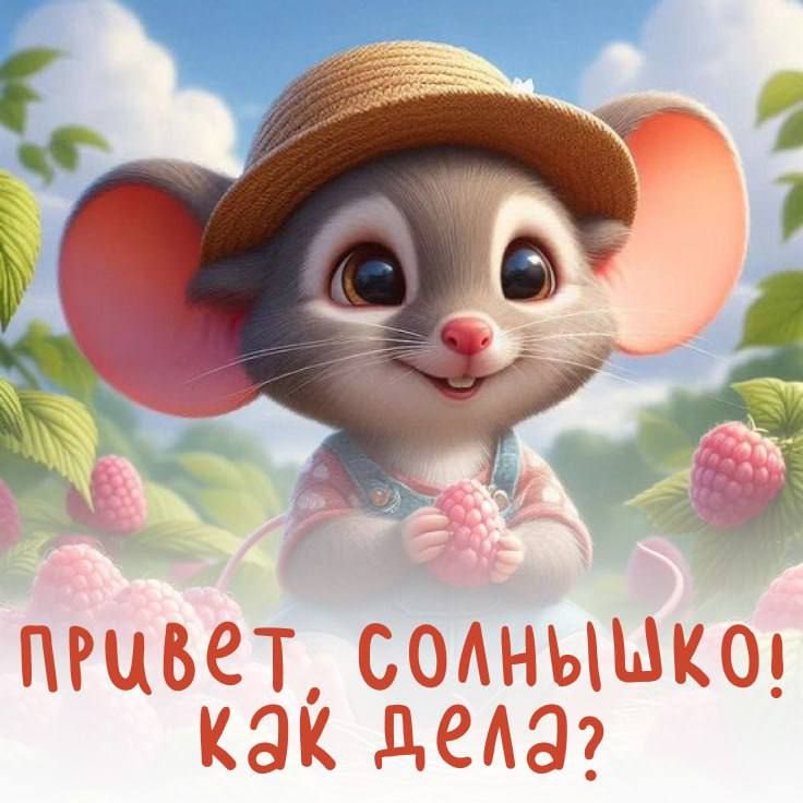 Привет солнышко! Как дела?