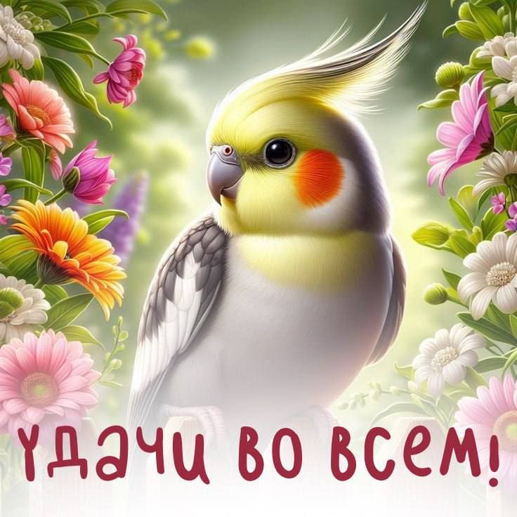 Удачи во всем!