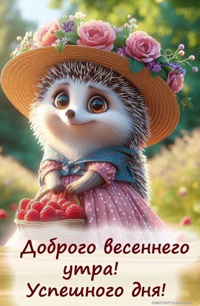Доброе весеннего утра! Успешного дня!