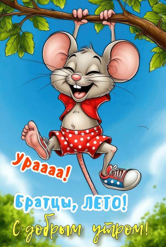 Ураaaa! Братцы, ЛЕТО! С добрым утром!