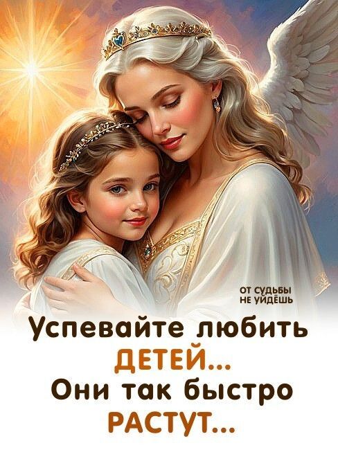 Успевайте любить ДЕТЕЙ... Они так быстро РАСТУТ...