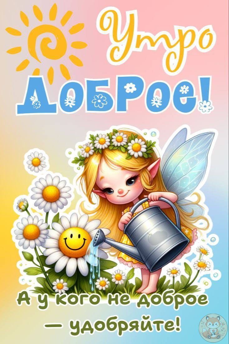 Утро Доброе! А у кого не доброе — удобрите!